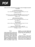 Análise ANATRO e Determinação de Volume a partir de Imagens de Anéis de Crescimento