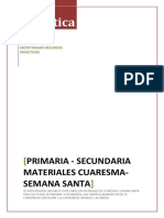 Guía Didáctica E.p.-Eso Cuaresma-Semana Santa PDF