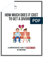 How Much Does It Cost to Get a Divorce Singapore