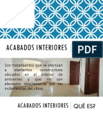 Acabados Interiores