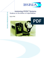 Commissioning Hvac Systems Guidance On The Division of Responsibilities (Sample)