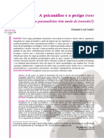 A Psicanálise e Trans Travesti PDF