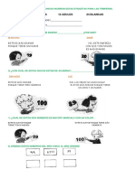 Primera Secuencia de Matemática Final Comparación de Números