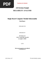 AEi Reliability Report Example PDF