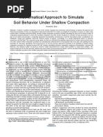 14 Mathematical Approach to Simulate Soil Behavior Under Shallow Compaction