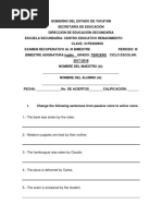 Grade 7 ELA TCAP Practice Test | PDF | Ice