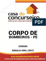 Apostila Corpo de Bombeiros Pe 2017 Soldado