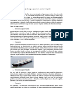 Manejo de Carga A Granel para Exportar e Importar - Odt PDF