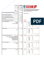 D - SQM Cost - Iihf 1 Ice Pad Budget