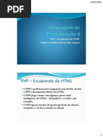 03 - LprII - Escapando Da HTML