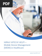 Mobile Device Management for Healthcare