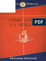 Como Leer La Biblia PDF