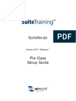 SuiteScript+Pre-class Setup Guide v2011.1