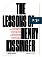 Jeffrey Goldberg - The Lessons of Henry Kissinger (The Atlantic, Dec 2016)