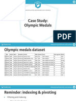 Manipulating Dataframes With Pandas: Case Study: Olympic Medals