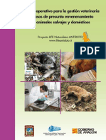 Manual Operativo para La Gestión Veterinaria de Casos de Presunto Envenenamiento de Animales Salvajes y Domésticos - Proyecto ANTIDOTO PDF