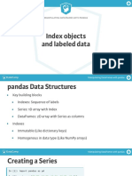 Manipulating Dataframes With Pandas: Index Objects and Labeled Data