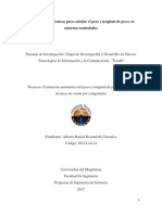 Exploración de Técnicas para Calcular El Peso y Longitud de Peces en Entornos Controlados