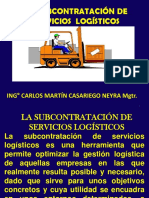 Subcontratacion de Servicios Logisticos