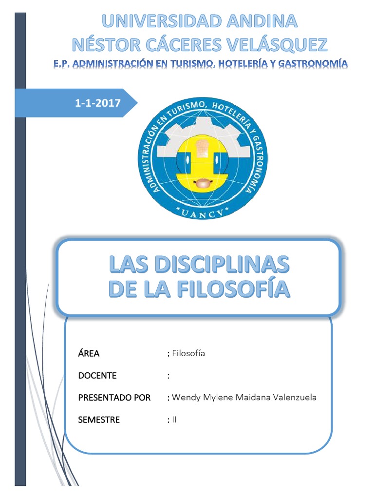 Diciplinas De La Filosofia Pdf Metafísica Conocimiento