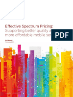 GSMA - Effective Spectrum Pricing-Supporting Better Quality & More Affordable Mobile Services - 2017