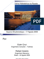 Accidente en Usina Hidroeléctrica en Rusia