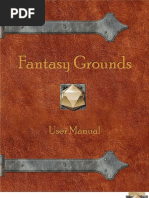 Fantasy Grounds Manual (OCR'd, Bookmarked)