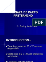 Amenaza de Parto Pretermino