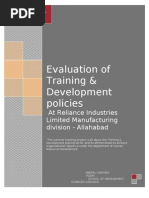 Download training and development project of ril allahabad by deepalidwivedi SN38137461 doc pdf