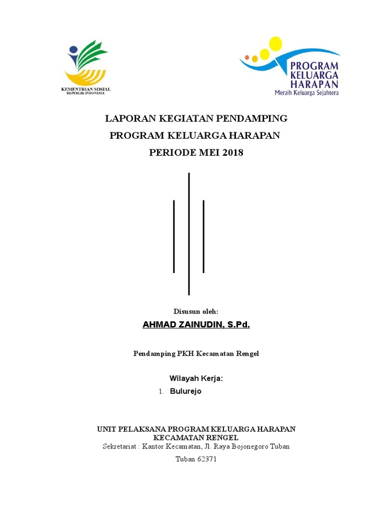 Contoh Laporan Bulanan Pendamping Pkh Tahun 2019 Temukan