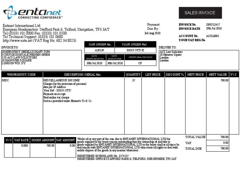 Op I532417 | PDF | Invoice | Value Added Tax