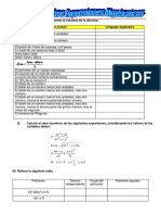 Ejercicio Sobre Expresiones Algebraicas Nelson G. C PDF