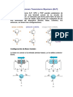 Configuraciones Transistores Bipolares