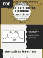 SOLUCIONES BUFFER Acido Citrico Ejercicio