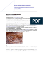 Prehistoria Argentina