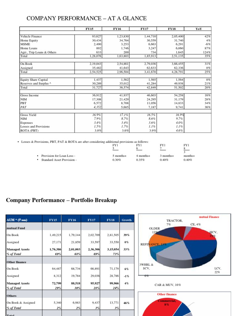 Company Financial Performance Overview | PDF | Book Value | Financial ...