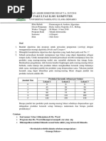 Soal Analisa Algoritma