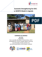 Salvation Army - Evaluation of Economic Strengthening for OVC in Uganda (April 2010 UPDATED VERSION)[1]