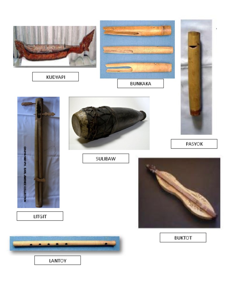 Instrument of Visayas Songs Sound