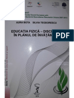 A. Bota EF Disciplina in Planul de Inv PDF