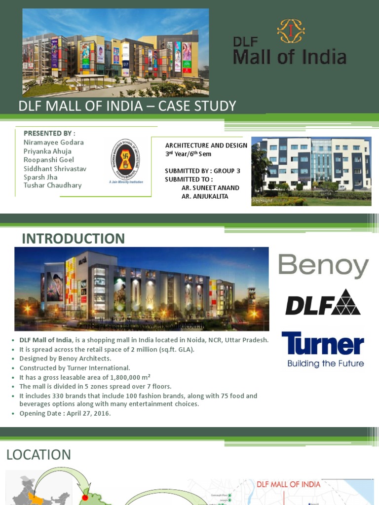 Shopping mall architecture case study india image