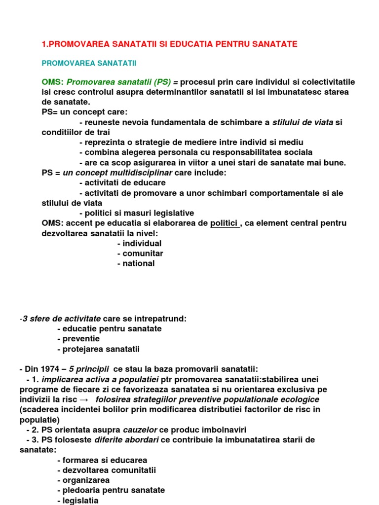 Educatie Pentru Sanatate In Bolile Cardiovasculare
