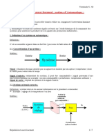 Cours Asservissement Regulation PDF