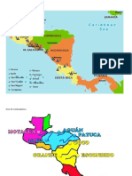 Principales Volcanes de Centroamerica Mapa