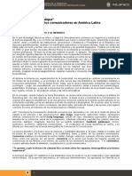 Teórico 1 Monsivais, Carlos, Si No Compra Hacia Una Crónica de Los Comunicadores en América Latina Revista Diálogos n.74 PDF