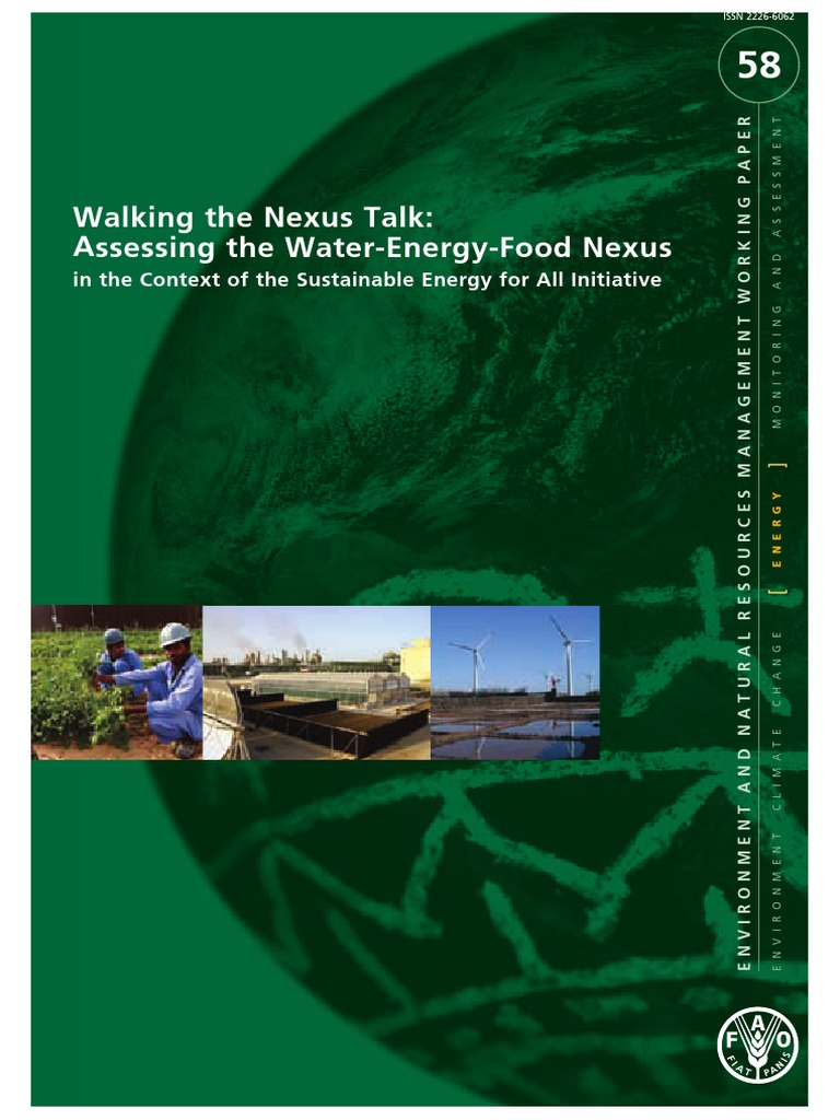 Food Energy and Water Nexus | PDF | Sustainability | Resource
