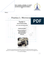 Practica 1 Microscopio - Reporte