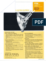 Sylvania PSM HID Floodlight Spec Sheet 10-68