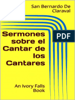 Sermones Sobre El Cantar de Los Cantares - San Bernardo de Claraval