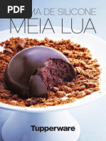 Livro de Receitas Forma de Silicone Meia Lua 2018